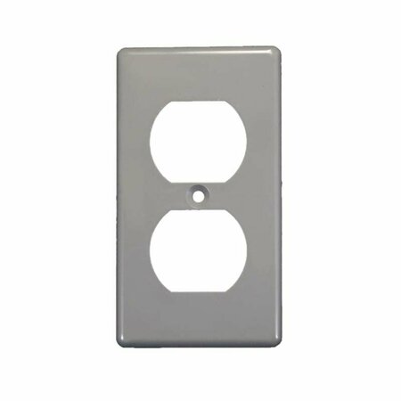 CANTEX Electrical Box Cover, 1 Gang, Duplex Receptacle EZSL-DPLX